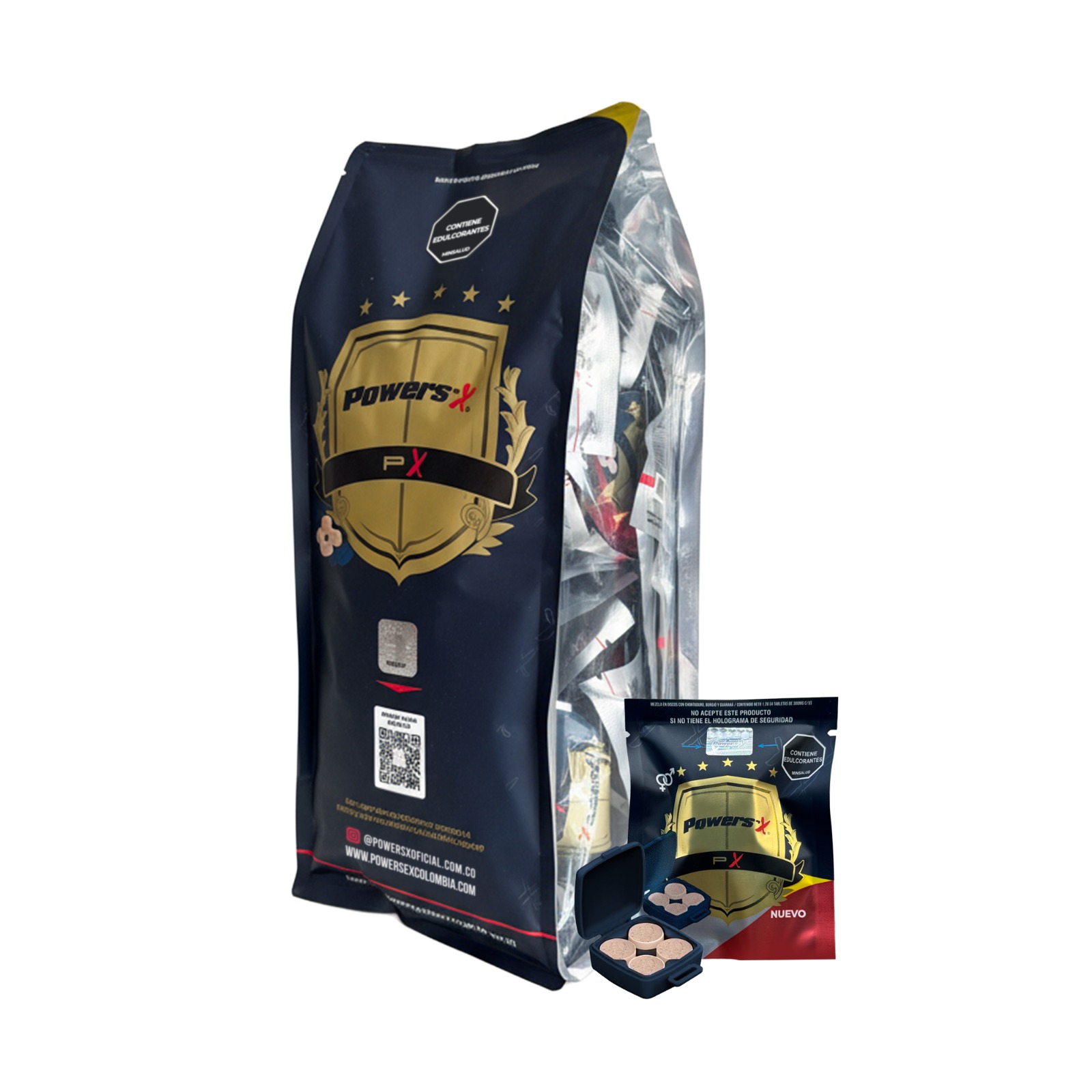 Powersx Bolsa (400 Tabletas) (100 sachets x 4 tabletas)